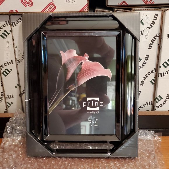 Prinz 5"x7" Gun Metal Monroe Photo Frame #1789-257 New in Box - Picture 1 of 3